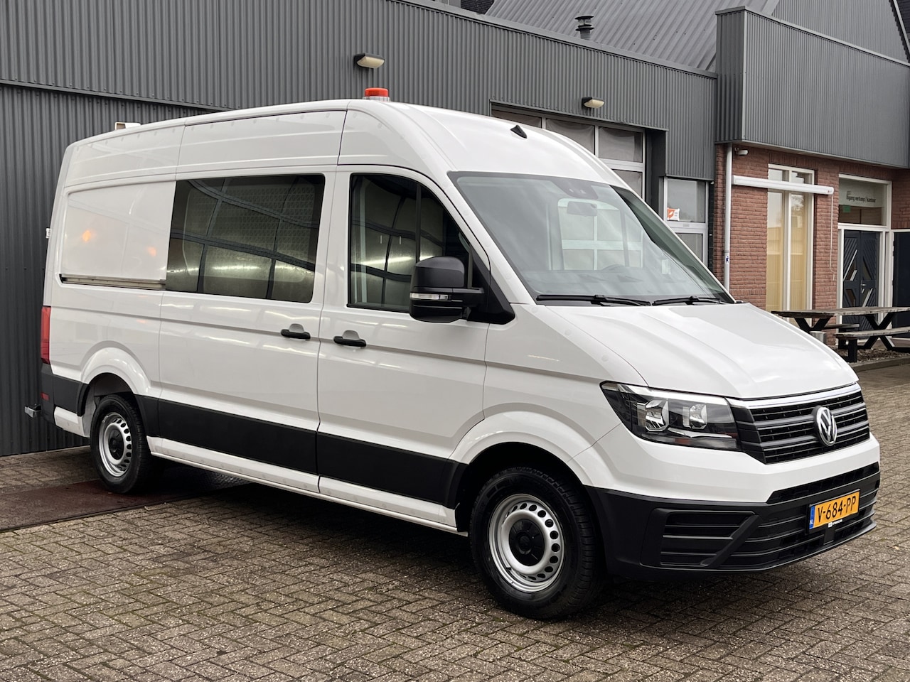 Volkswagen Crafter - 35 2.0 TDI L3H3 Werkplaats inrichting Kast Inrichting Servicewagen Omvormer Standkachel Ai - AutoWereld.nl