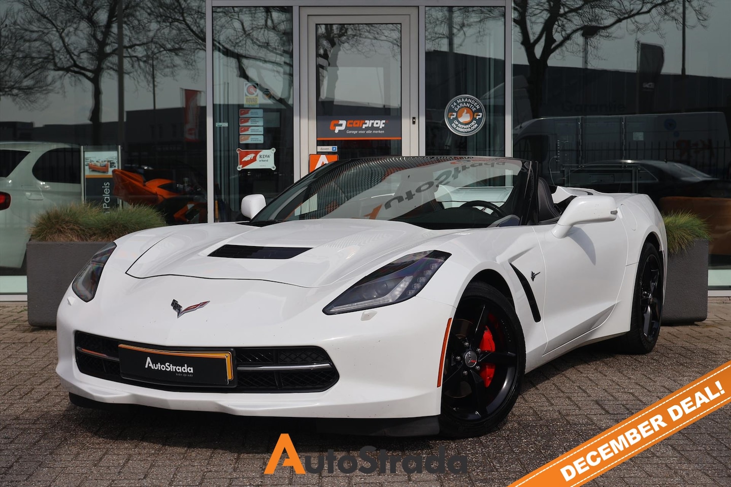 Chevrolet Corvette - Cabrio Stingray V8 466pk | Camera | Bose | Climate | Vol. Historie - AutoWereld.nl