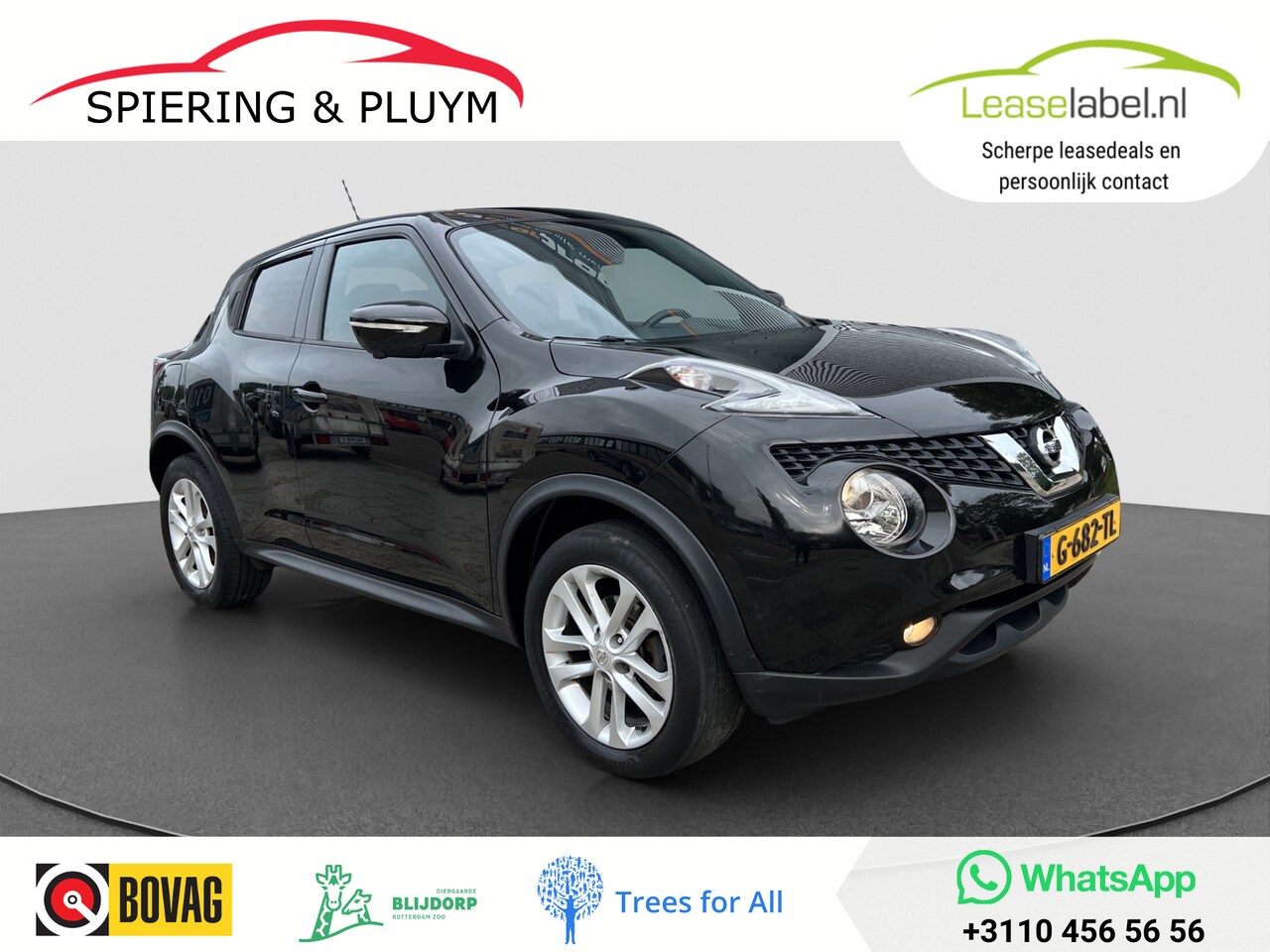 Nissan Juke - 1.2 DIG-T S/S Tekna | Panoramadak | Half Leder - AutoWereld.nl