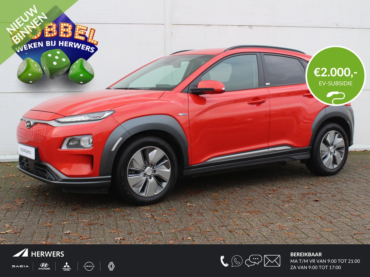 Hyundai Kona Electric - EV Fashion 64 kWh / €2000,- Subsidie Mogelijk / Navigatie + Apple Carplay/Android Auto / C - AutoWereld.nl