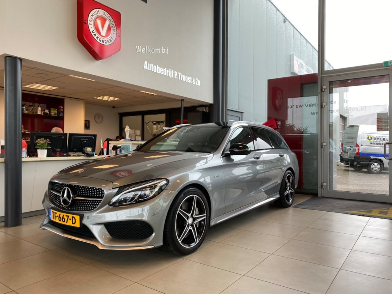 Mercedes-Benz C-klasse Estate - 450 AMG 4MATIC 450 AMG 4MATIC,4x4,367Pk,Automaat,Panoramadak,Halfleder/Alcantara &Stoelverwarming,Navigat - AutoWereld.nl