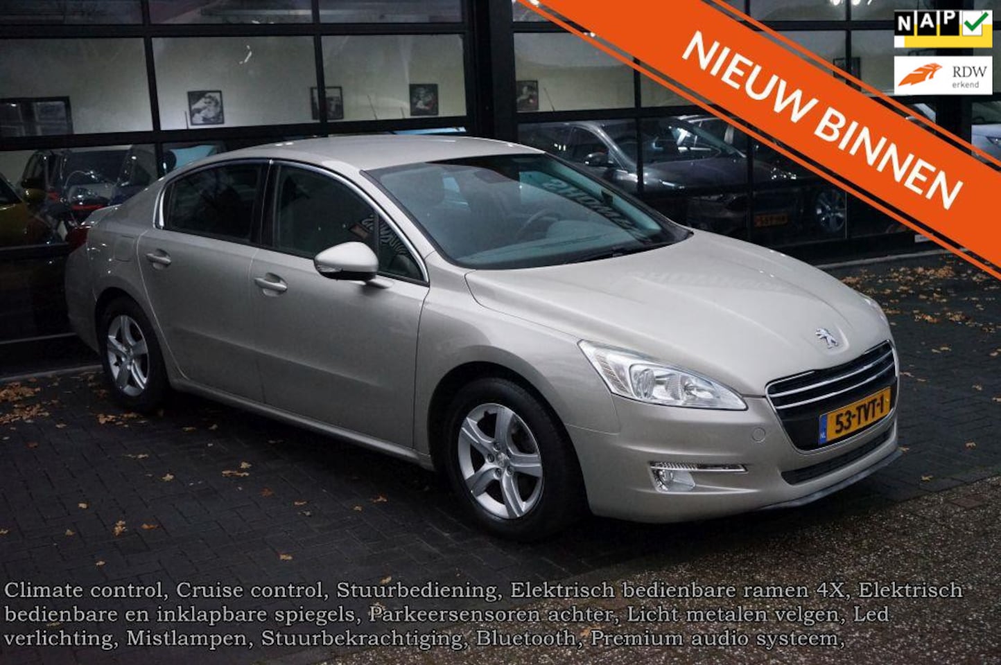 Peugeot 508 - 1.6 THP Active 1.6 THP Active, Clima, CC, Elek pakket, Led, - AutoWereld.nl