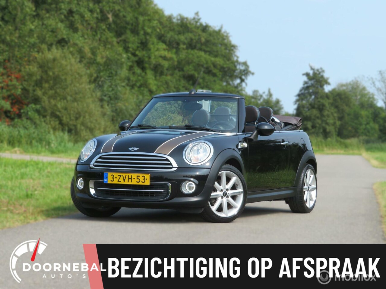 MINI Cabrio - 1.6 Cooper Highgate / LEER / DEALER ONH / NAVI ! - AutoWereld.nl