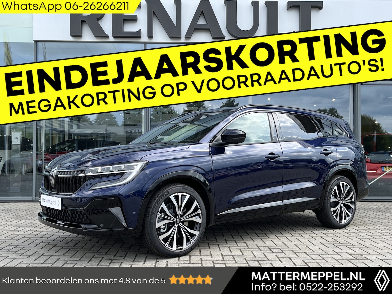 Renault Espace - E-Tech Hybrid 200 Iconic Automaat 7p. | Afn.Trekhaak | Harman Kardon | 4Control | Panorama - AutoWereld.nl