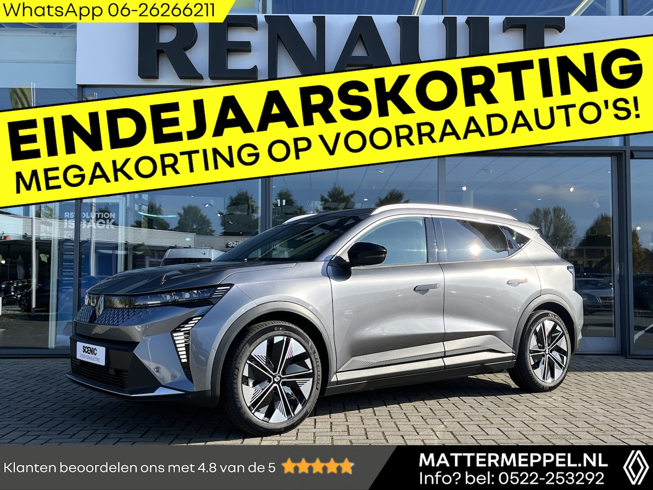 Renault Scenic E-Tech - EV87 techno long range | Nu met extra korting | Pack Comfort Premium | Pack Advanced Drive - AutoWereld.nl