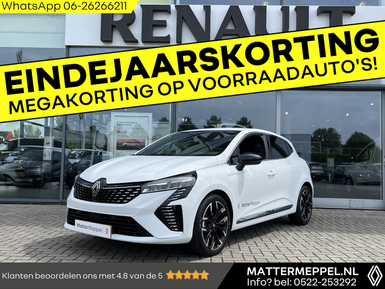 Renault Clio - 1.6 E-Tech Full Hybrid 145 techno | Automaat | Pack Look | Pack Navigation | Apple Carplay - AutoWereld.nl