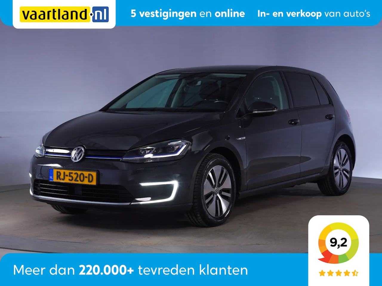 Volkswagen e-Golf - E-golf [ Camera Vitrual Stoelverwarming ] - AutoWereld.nl