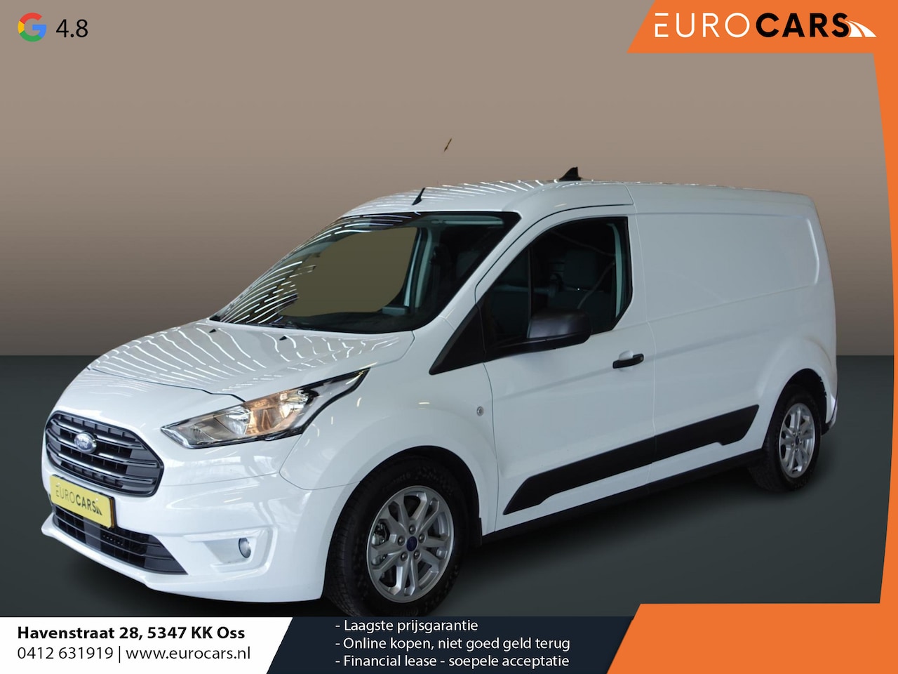 Ford Transit Connect - 1.5 EcoBlue L2 Trend Automaat | Navigatie | Airco | Cruise Control | PDC | 3 zits | Camera - AutoWereld.nl