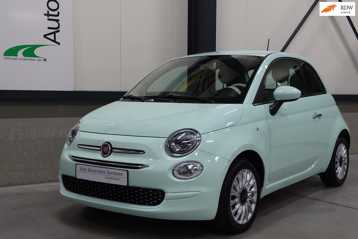 Fiat 500 - 1.2 "LOUNGE" - AIRCO/BLUETOOTH/PARK.SENSOREN/LM VELGEN/ ELEKTR. PAKKET - AutoWereld.nl