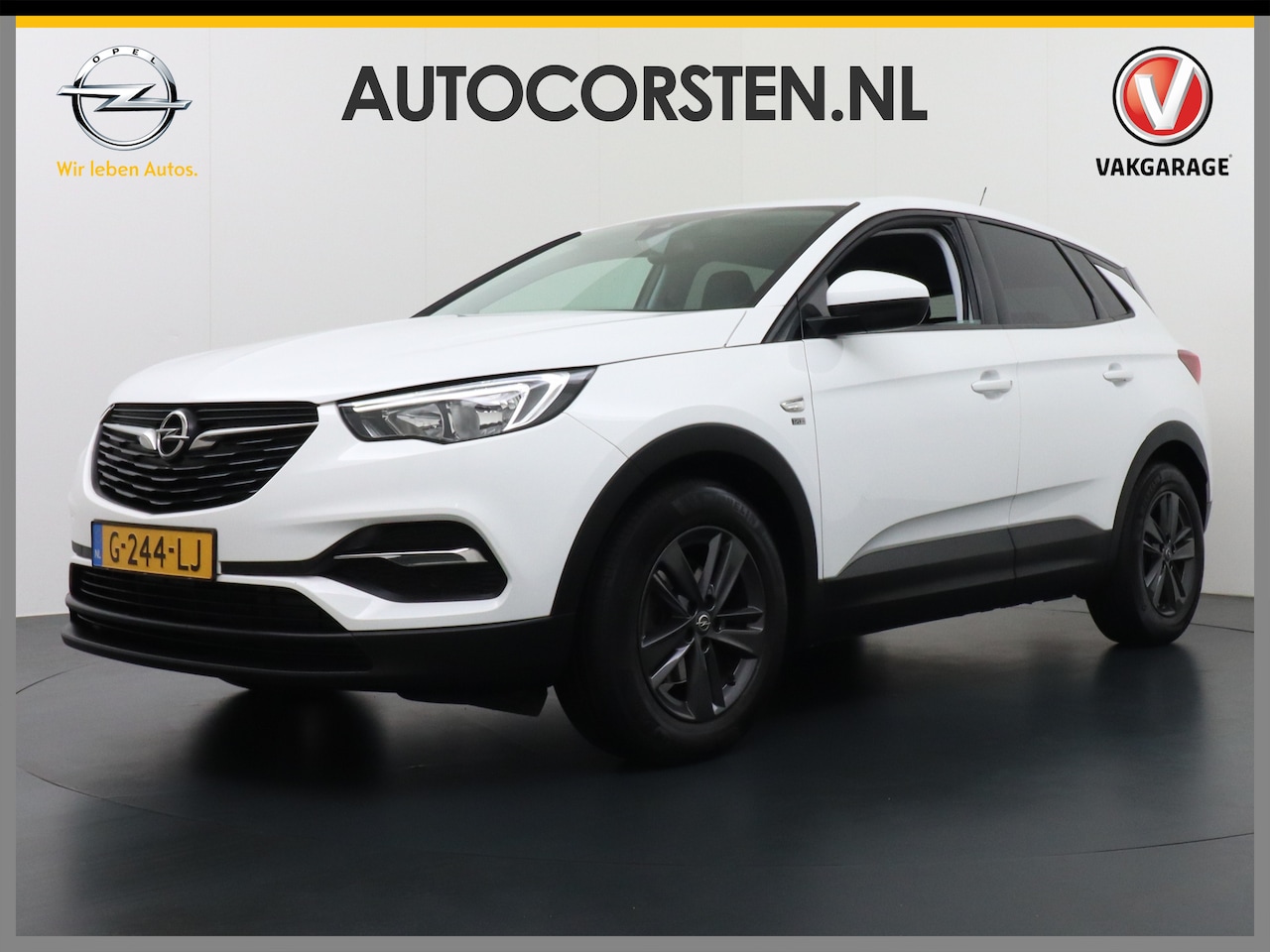 Opel Grandland X - AUT-8 T131PK Apple Carplay Android Auto Navi Trekhaak 17"lm PDC Airco DAB Bluetooth PDC Re - AutoWereld.nl