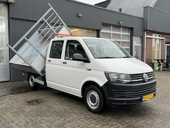 Volkswagen Transporter - 2.0 TDI 102pk 3 Zijden Kipper Airco Trekhaak 2200kg Airco Cruise controle Telefoonverbindi