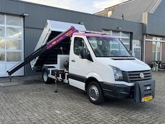 Volkswagen Crafter - 2.0 TDI 140pk Kipper Laadkraan Openlaadbak Airco Cruise controle Trekhaak 3000kg trekgewic