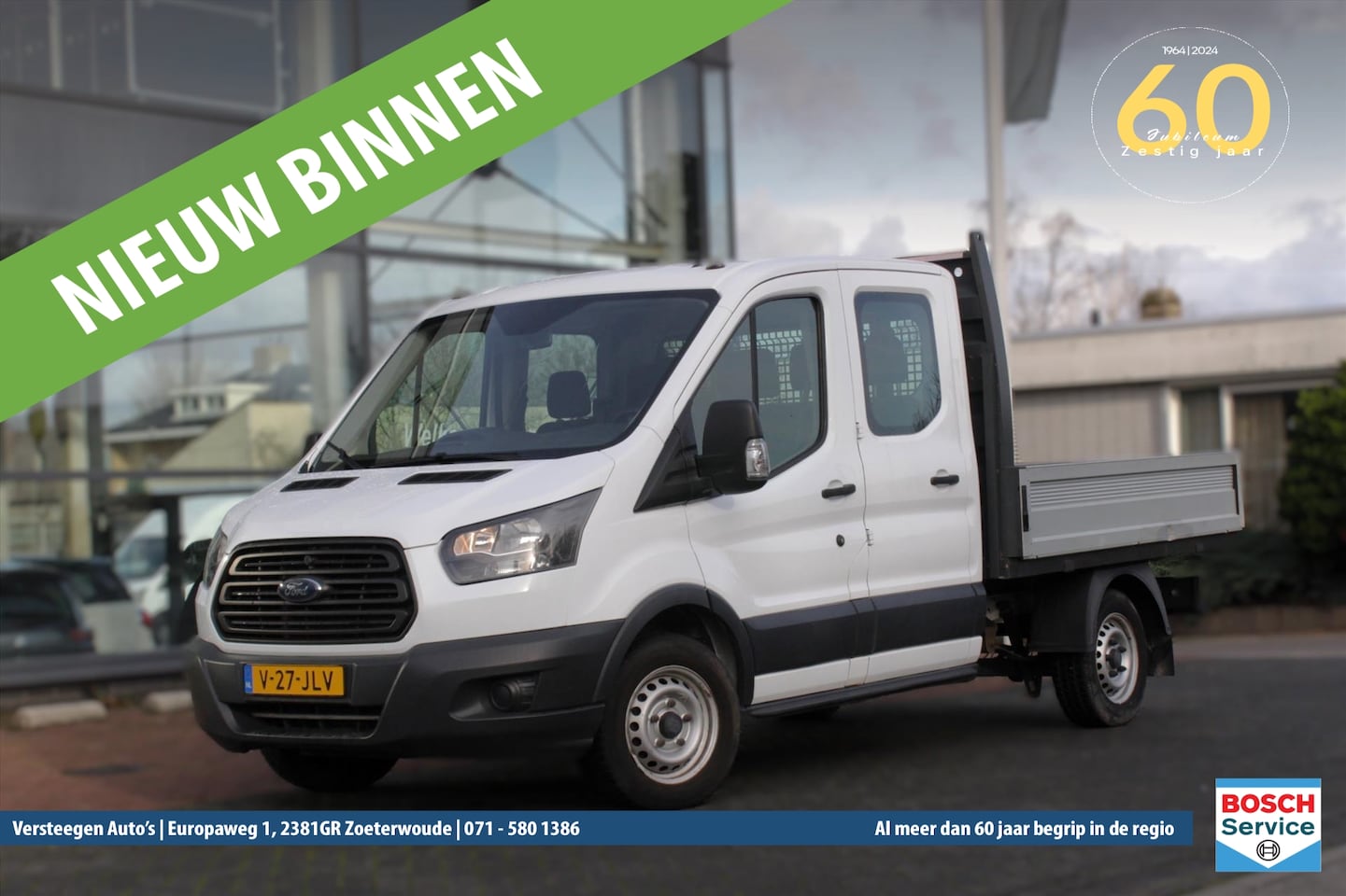 Ford Transit - CDC 350 L2H1 TDCi 165pk FWD Ambiente EURO6 - AutoWereld.nl