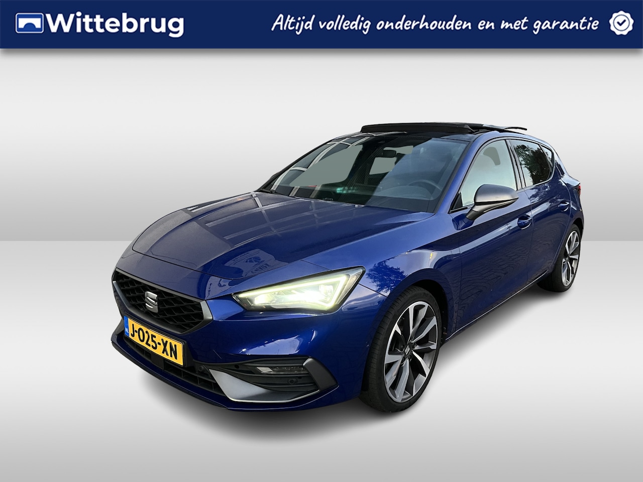 Seat Leon - 1.5 eTSI FR / AUTOMAAT/ PANO/ CAMERA/ PARK. SENSOREN/ DODE HOEK/ MATRIX/ KEYLESS/ STOEL EN - AutoWereld.nl