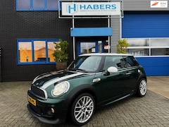 MINI Cooper - 1.6 Pepper 122PK|Johnworks|Navi|Xenon|Half Leder|Sportonderstel|StoelVW|Climate|Cruise|blu