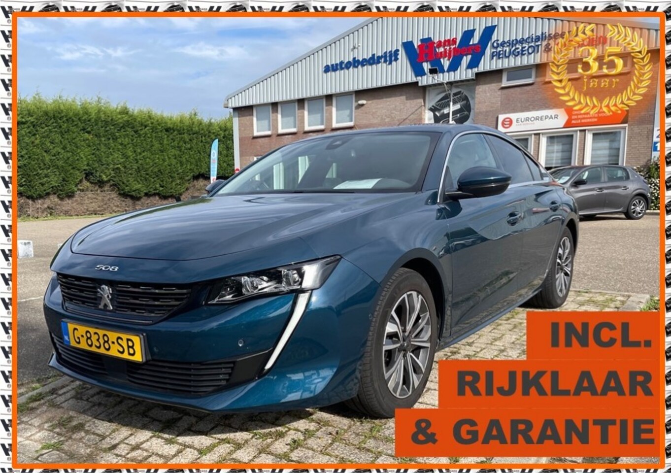 Peugeot 508 - ALLURE  1.6-180PK EAT8 AUTOMAAT - CLIMATE CONTROLE - NAVIGATIE - - AutoWereld.nl