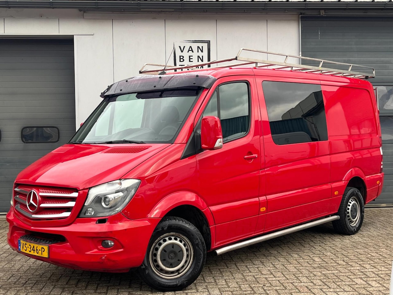 Mercedes-Benz Sprinter - 316CDI DC 7-pers. Autom. L2H1 Navi Camera Airco 3500kg Trekgewicht - AutoWereld.nl