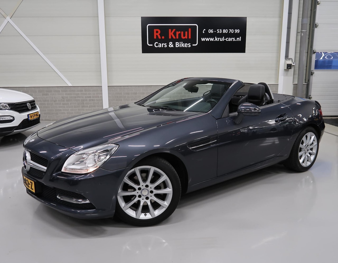 Mercedes-Benz SLK-klasse - 200 Automaat Airco Navigatie Nekverwarming Leer Stoelverwarming Sportstoelen Panoramadak S - AutoWereld.nl