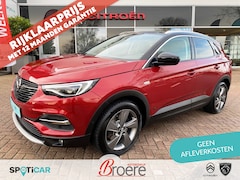 Opel Grandland X - 1.6 Turbo Hybrid 225pk Aut Ultimate | zwart leder, keyless, elek. achterkep, verw. voorsto