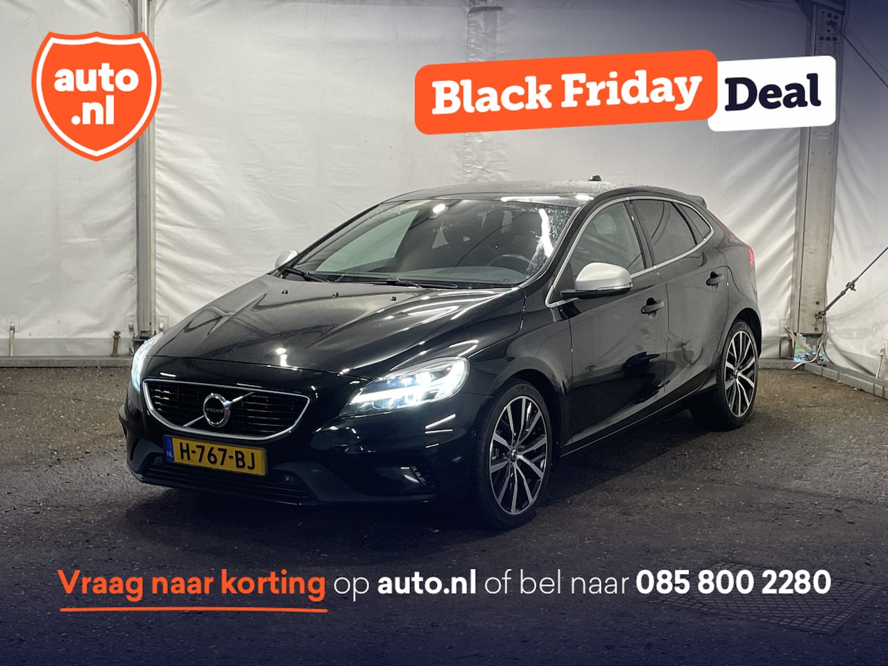 Volvo V40 - 1.5 T3 Polar+ Sport | Panoramadak | Trekhaak | LED | Camera | Stoelverwarming | Navigatie - AutoWereld.nl