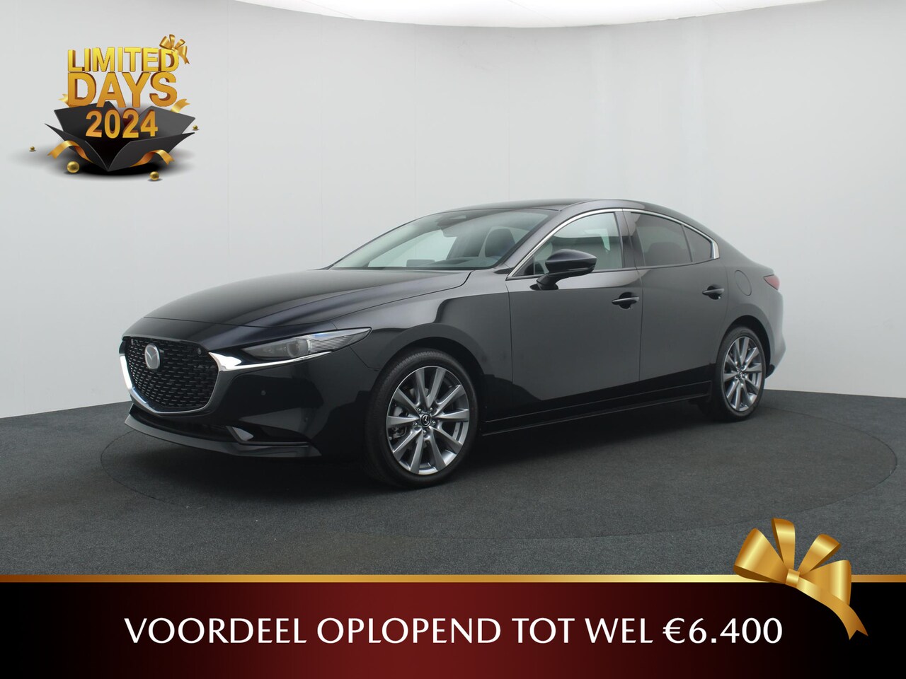 Mazda 3 - 2.0 e-SkyActiv-G Exclusive-line met Driver Assistance & Sound Pack, Black Comfort Pack en - AutoWereld.nl