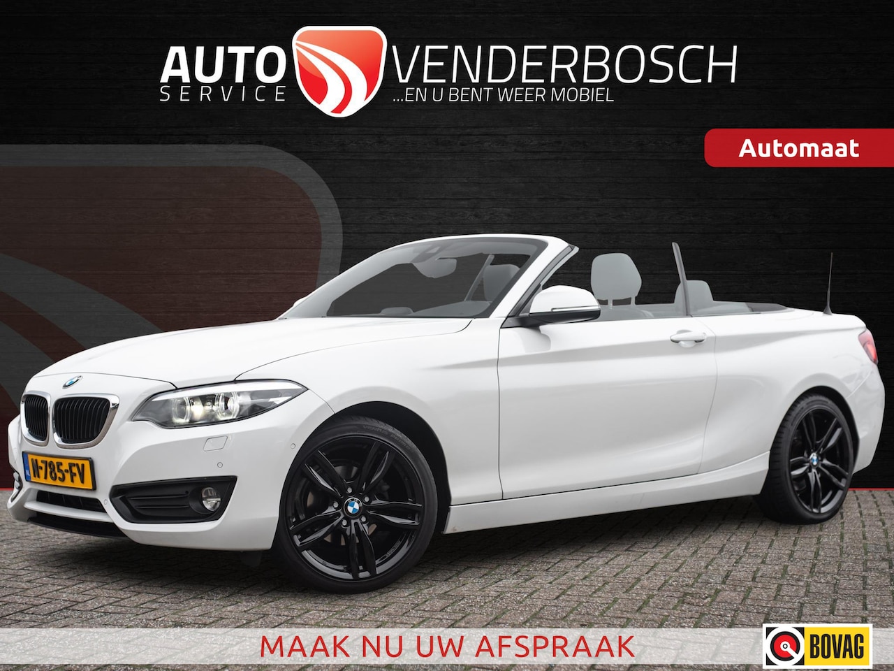 BMW 2-serie Cabrio - 218i Executive 136pk | Leder | Navi | Stoelverwarming - AutoWereld.nl