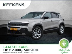 Jeep Avenger - Longitude 54kWh 3-fase (DIRECT rijden/AppleCarPlay/Climate/Camera/Widescreen/Keyless/LED/L