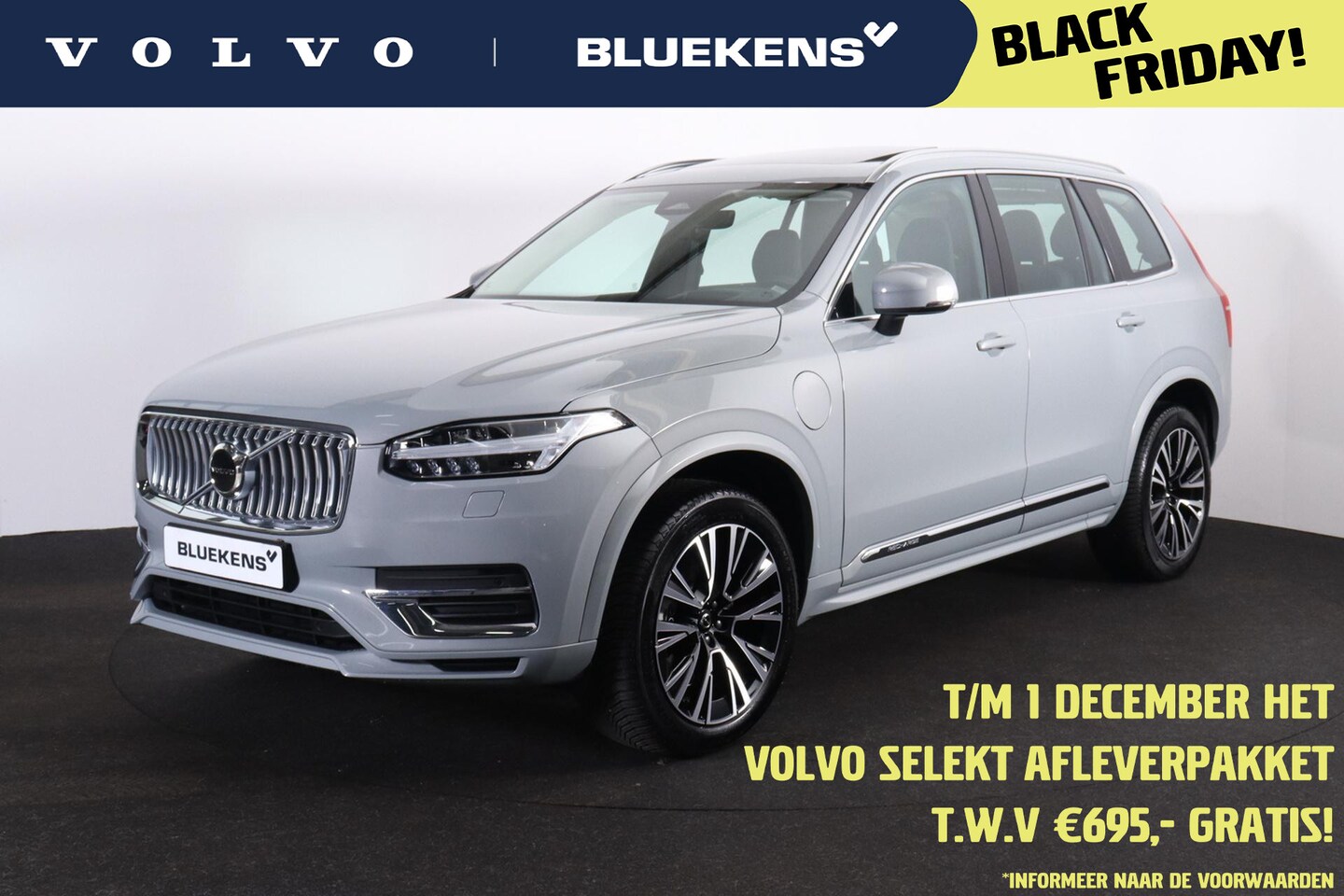 Volvo XC90 - T8 Recharge AWD Ultimate Bright - LONG RANGE - Panorama/schuifdak - IntelliSafe Assist & S - AutoWereld.nl