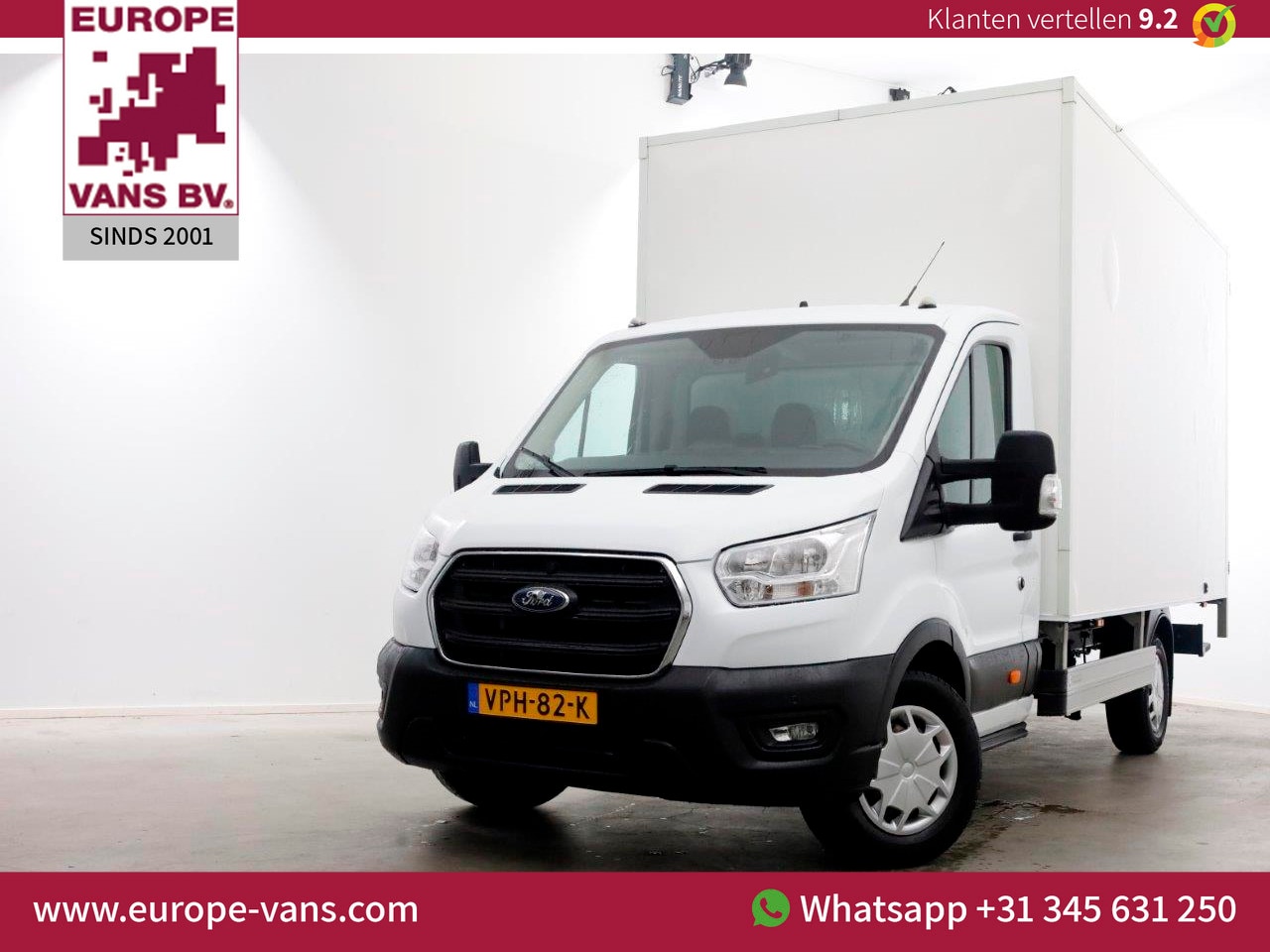 Ford Transit - 350 2.0 TDCI 130pk Trend Bakwagen met achterdeuren H231cm 03-2022 - AutoWereld.nl