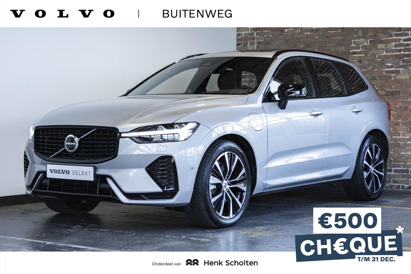 Volvo XC60 - T6 Automaat Recharge AWD Ultimate Dark | Stoelverwarming | 360° graden parkeercamera | Bow - AutoWereld.nl