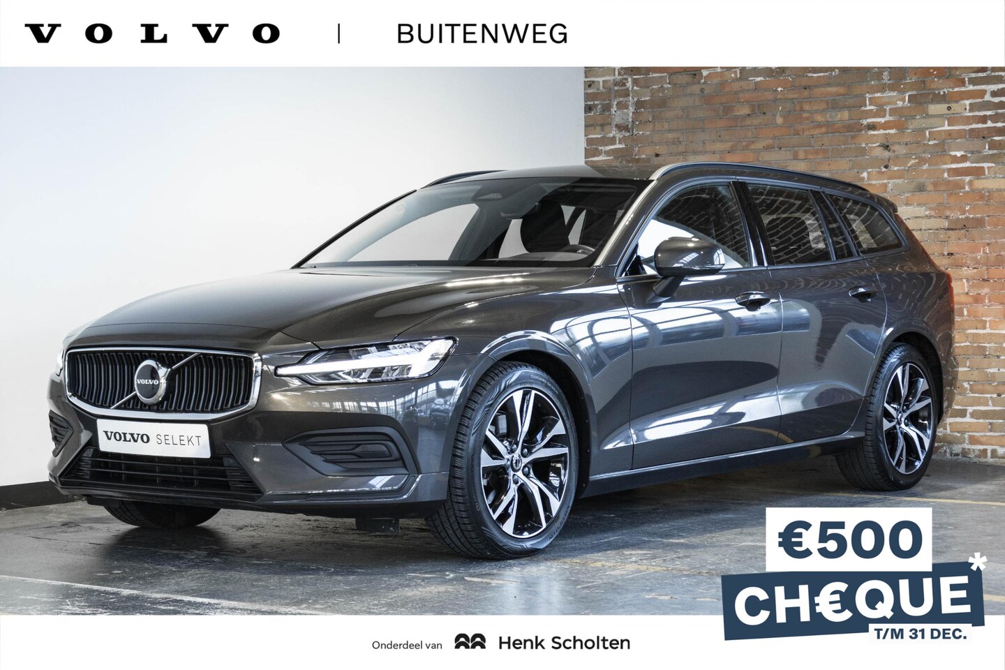 Volvo V60 - B3 Automaat Essential Edition | BLIS | Adaptive Cruise control | Stuur- en stoelverwarming - AutoWereld.nl