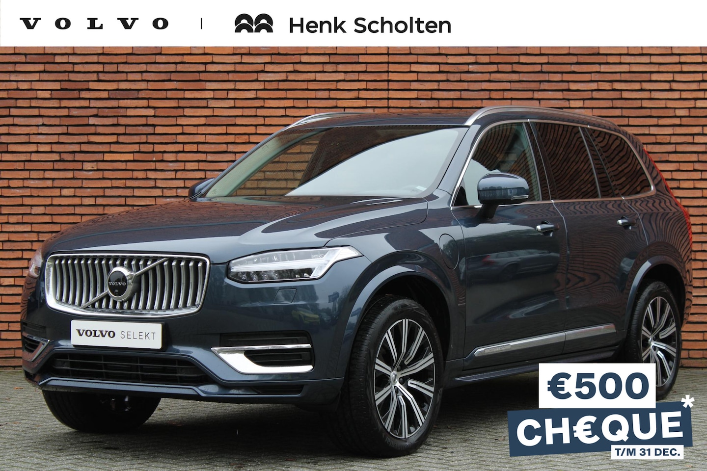 Volvo XC90 - T8 AUT8 456PK Inscription, Draadloze Telefoonlader, Getint Glas Achter, 360 Graden Camera, - AutoWereld.nl