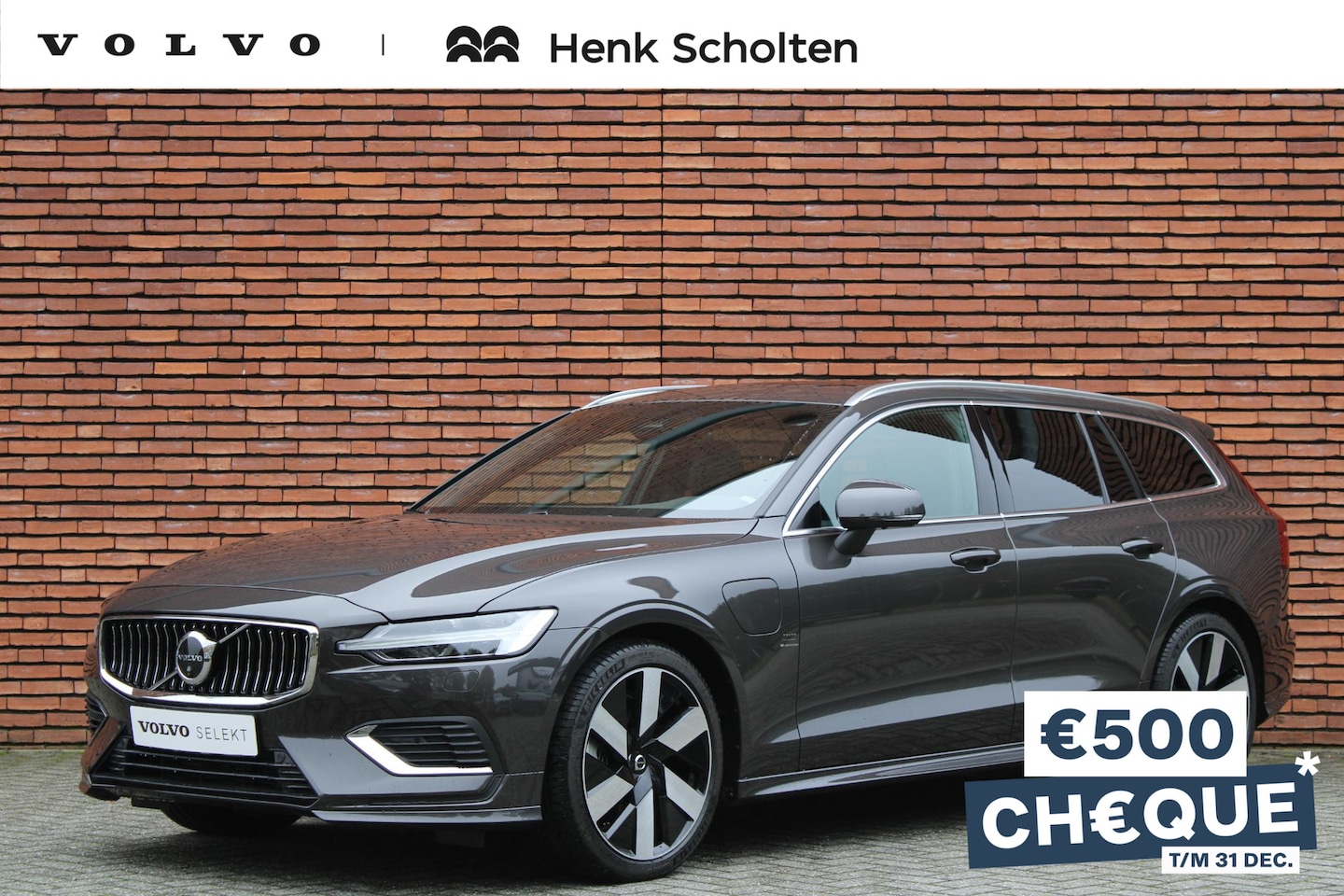 Volvo V60 - T6 Recharge AUT8 350PK AWD Plus Bright, Adaptieve Cruise Control met Pilot Assist, Premium - AutoWereld.nl