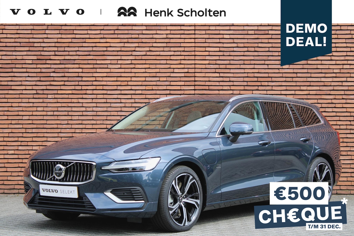 Volvo V60 - T6 AWD AUT8 350PK Ultra Bright, Bowers & Wilkins audiosysteem, 360 graden camera, 19" Lich - AutoWereld.nl