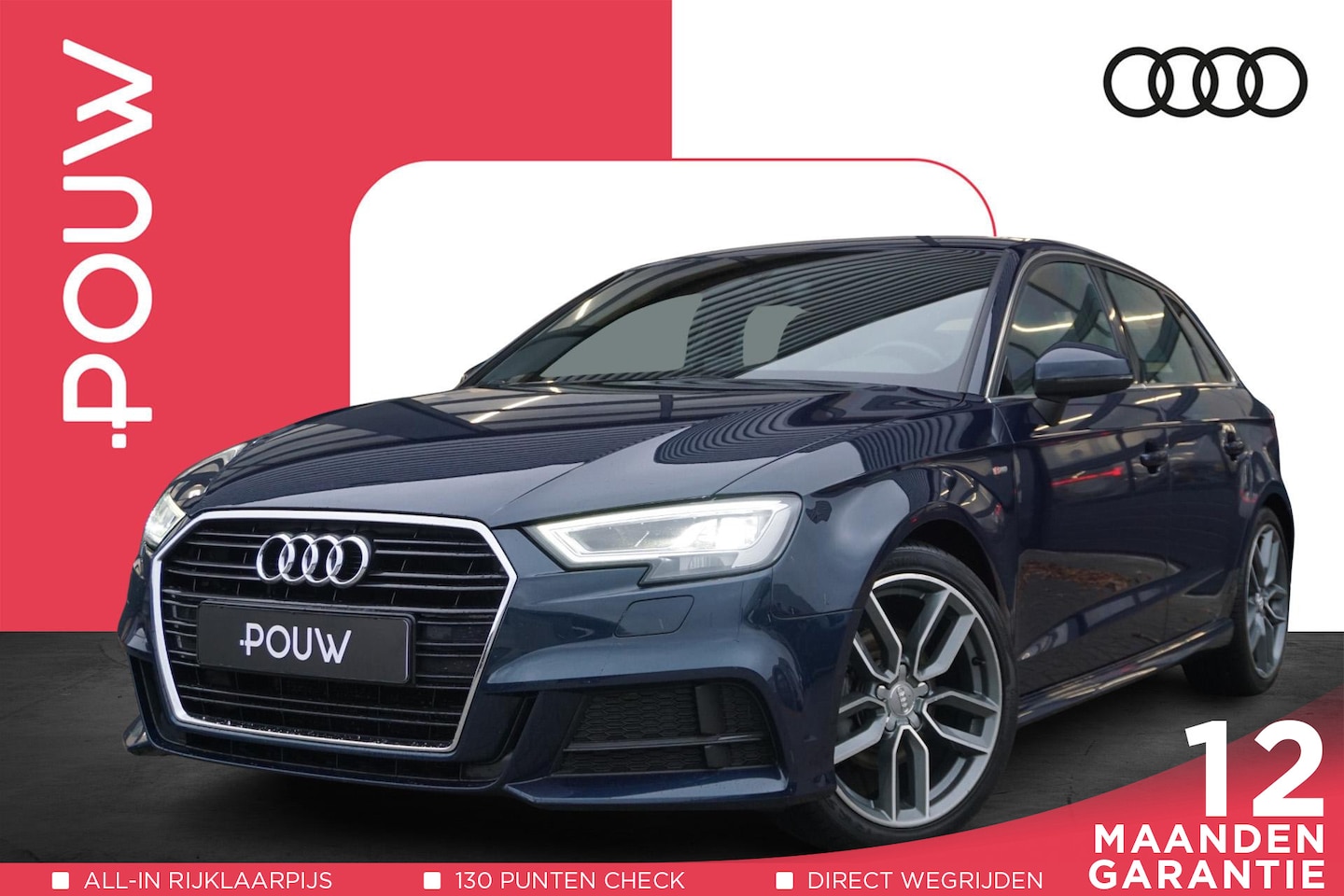 Audi A3 Sportback - 30 TFSI 116pk S-tronic Sport S Line Edition | Navigatie | 18" velgen | Parkeersensor Achte - AutoWereld.nl