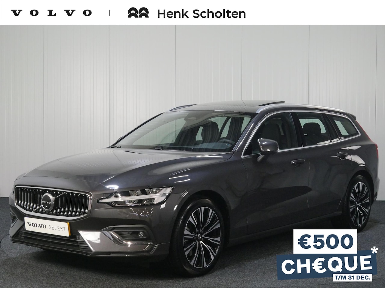 Volvo V60 - B4 AUT7 197PK Plus Bright, Power Seats, Google Services, Elektrisch glazen schuif-/kanteld - AutoWereld.nl