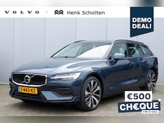 Volvo V60 - B3 AUT7 163PK Essential Edition, 723 Denim Blue Metallic, UA00 Moritz Leder Blond, Park As