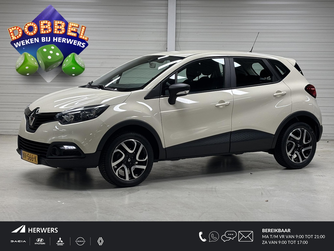 Renault Captur - 0.9 TCe Authentique / Dealer onderhouden / Airco / Cruise control / Trekhaak / LED Dagrijv - AutoWereld.nl