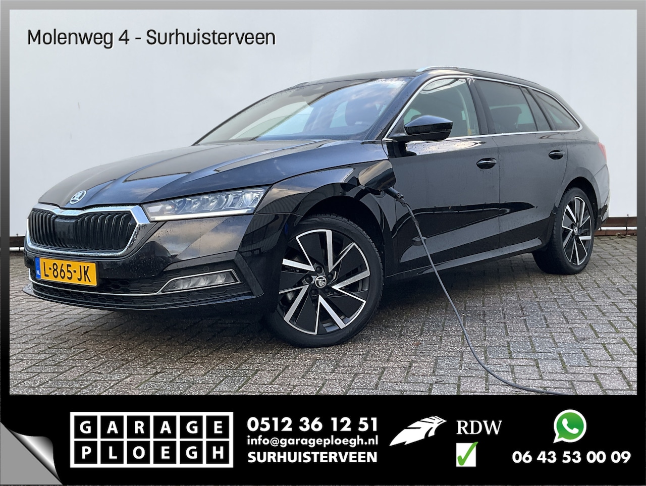 Skoda Octavia Combi - 1.4 TSI iV PHEV Edition Navi/Cam Apple Parksens V+A Business Plug in - AutoWereld.nl