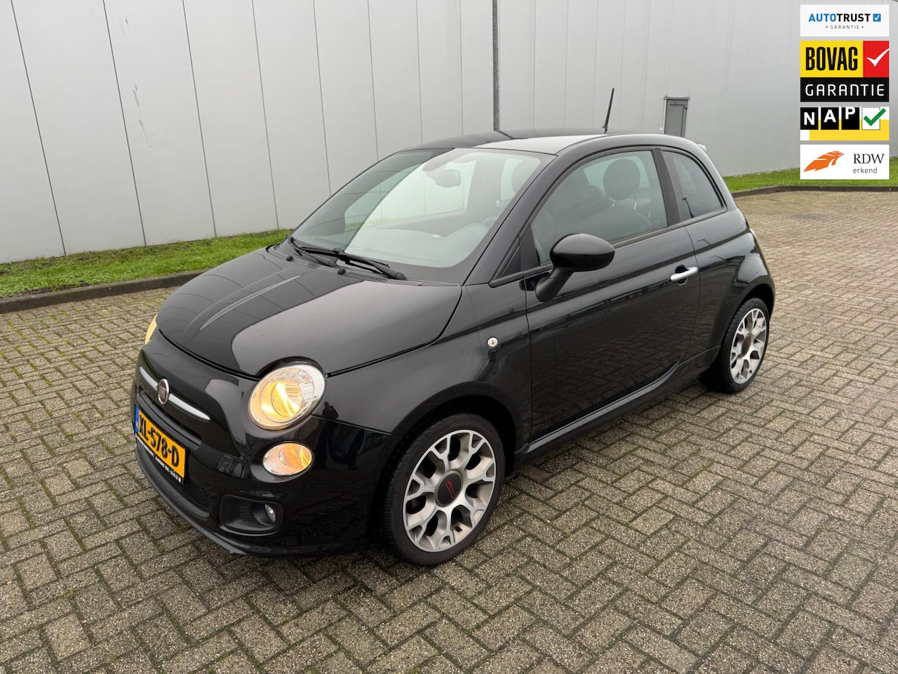 Fiat 500 - 1.2 Lounge 1.2 Lounge, sport, leer, 4 cilinder - AutoWereld.nl