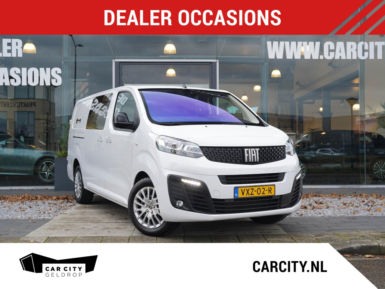 Fiat Scudo - 2.0 MultiJet 145 L3 Dubbele cabine / Keyless / Carplay / Clima / Camera - AutoWereld.nl