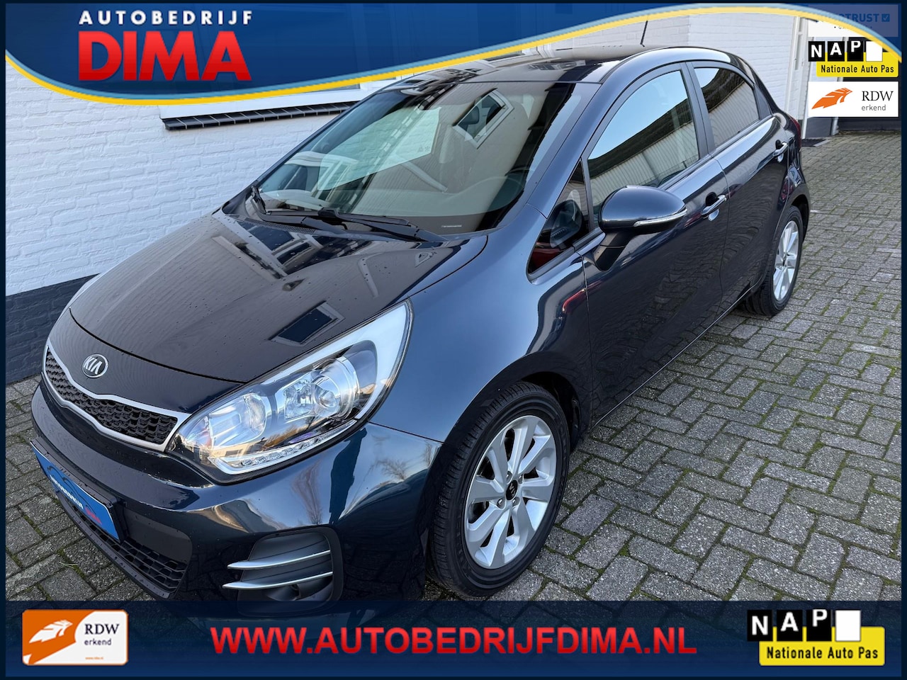 Kia Rio - 1.4 CVVT ExecutiveLine/ Navi/ Camera/ Stuur+ Stoelverwarming/ ECC - AutoWereld.nl