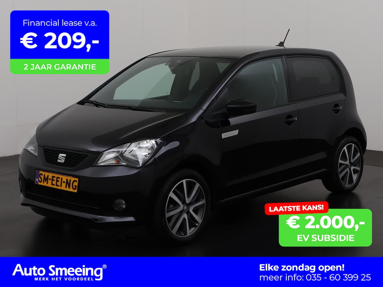 Seat Mii Electric - Plus | 14.395,- na subsidie | Stoelverwarming | Zondag Open! - AutoWereld.nl