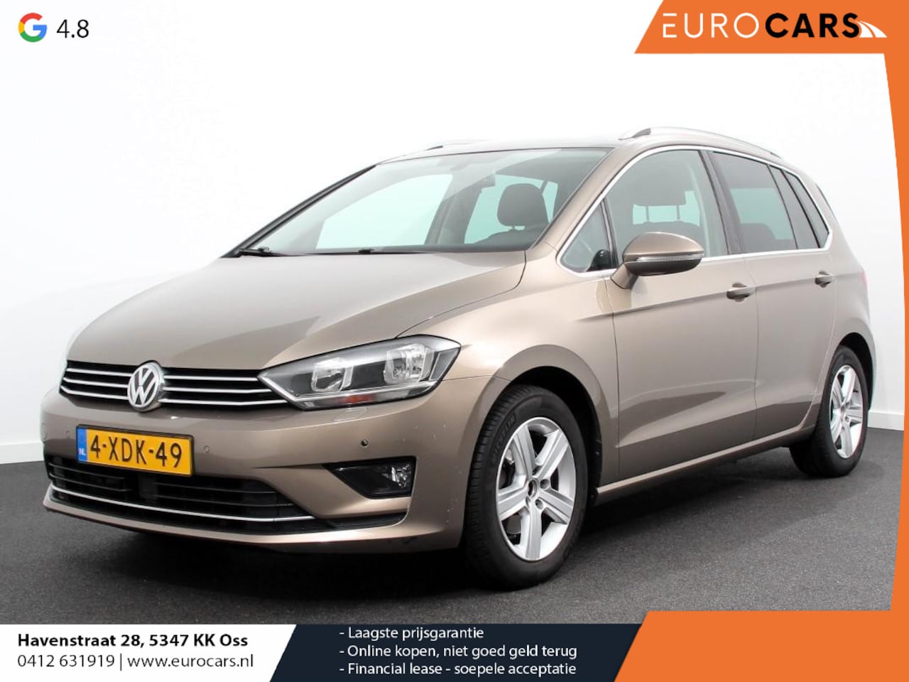 Volkswagen Golf Sportsvan - 1.4 TSI DSG Highline | Navigatie | Climate Control | Lichtmetalen velgen en winter wielen - AutoWereld.nl