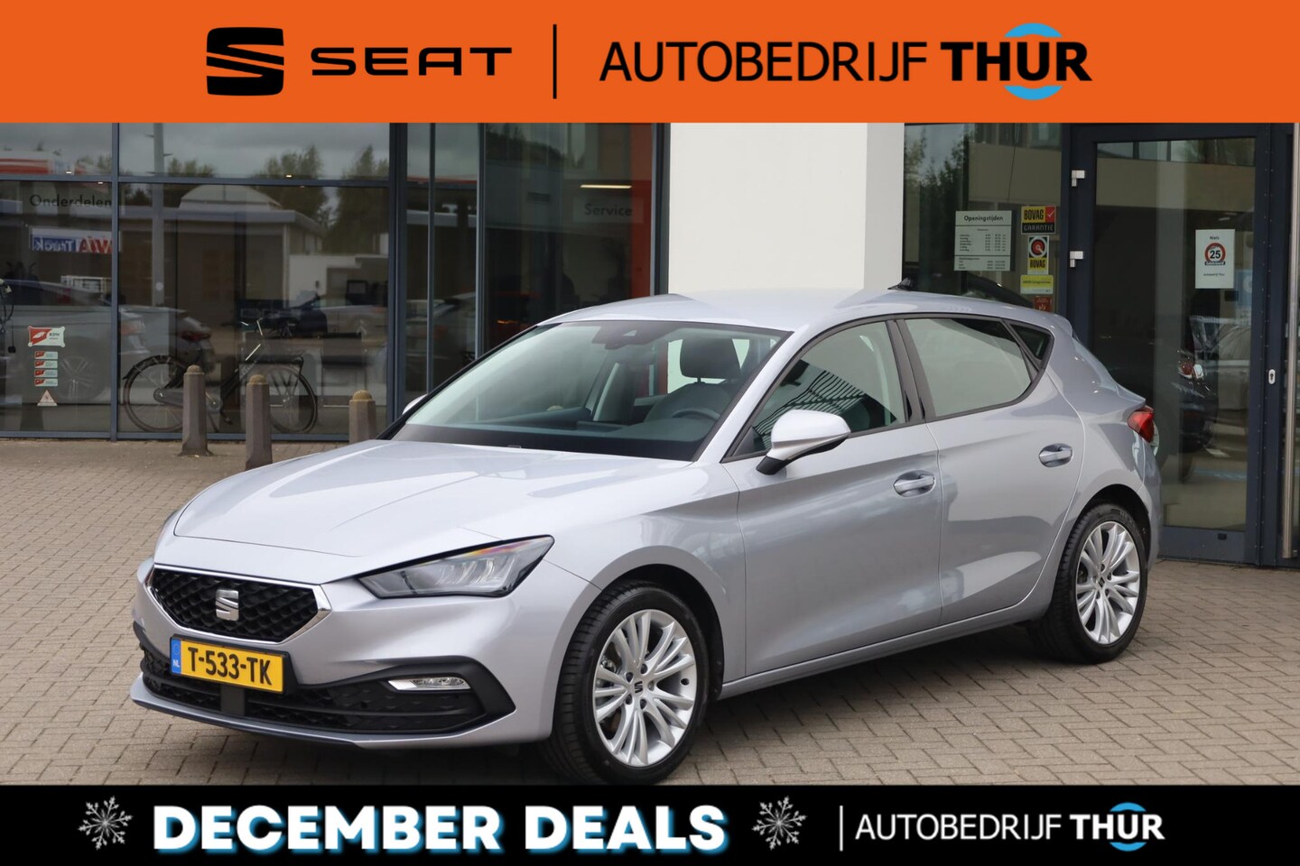 Seat Leon - 1.0 TSI Style 17" LMV airco (automatisch), Apple Carplay/Android Auto, cruise control, key - AutoWereld.nl