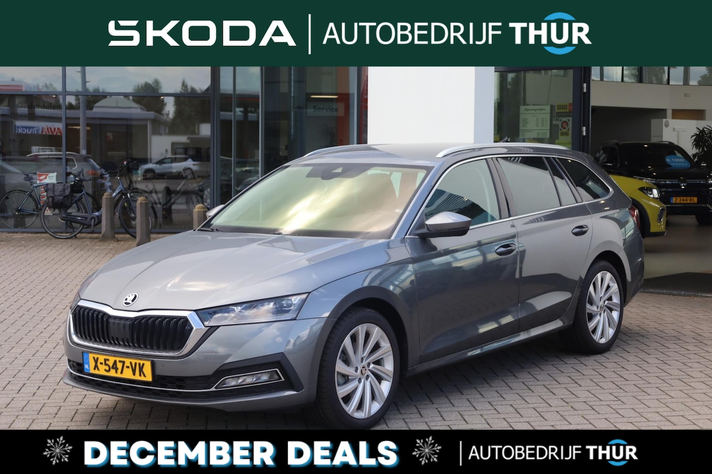 Skoda Octavia Combi - 1.5 e-TSI Business Edition Plus 150PK / 110kW DSG, 18" LMV, LED Matrix, privacy glas, chro - AutoWereld.nl