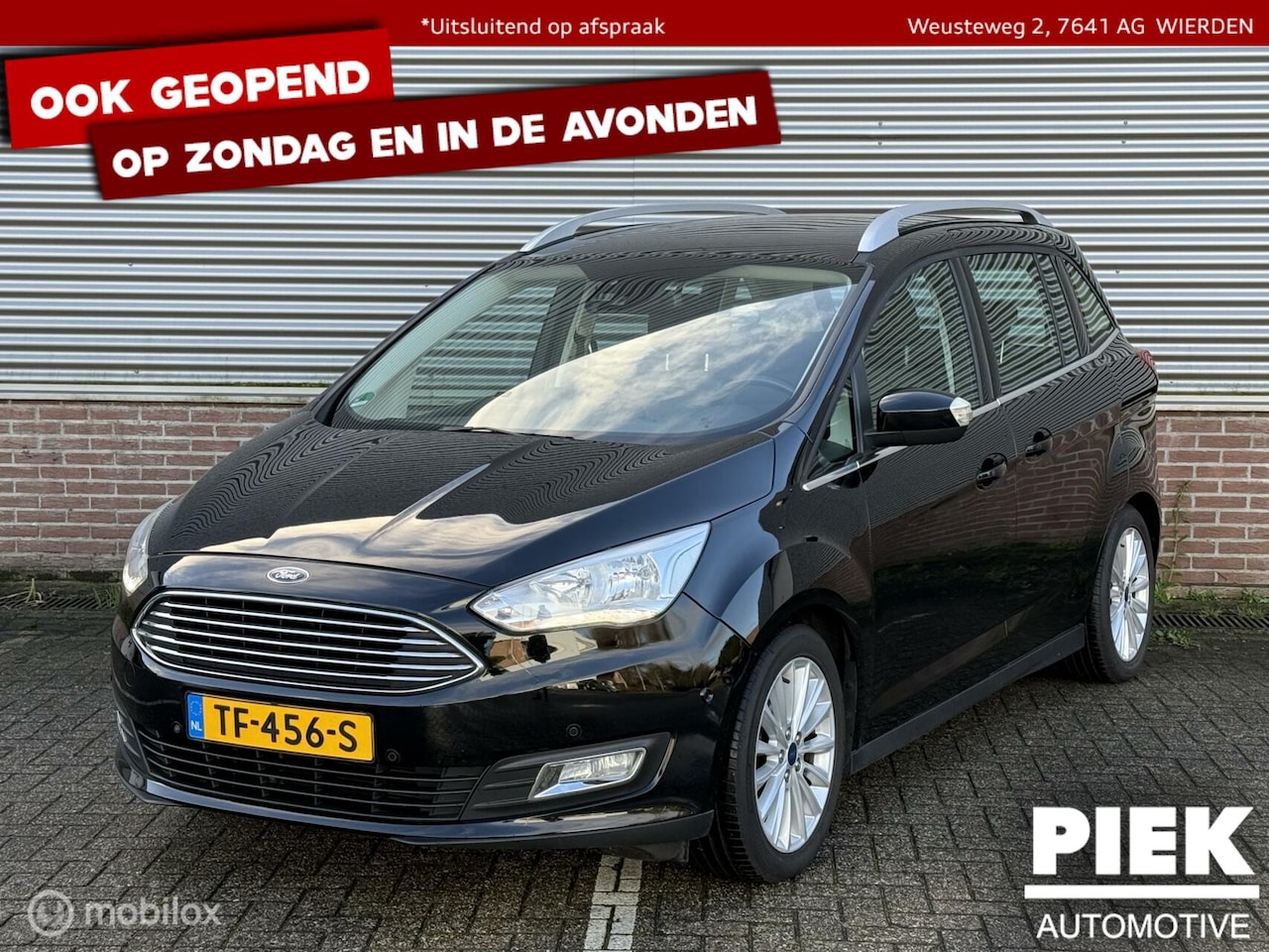 Ford Grand C-Max - 1.0 Titanium PANORAMADAK, TREKHAAK - AutoWereld.nl