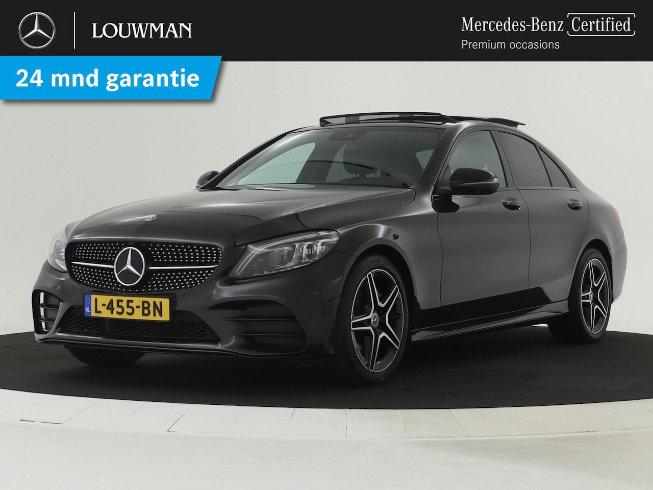 Mercedes-Benz C-klasse - 180 Business Solution AMG | 360 camera | Dodehoek Ass. | Panoramadak | Stoelverwarming | N - AutoWereld.nl