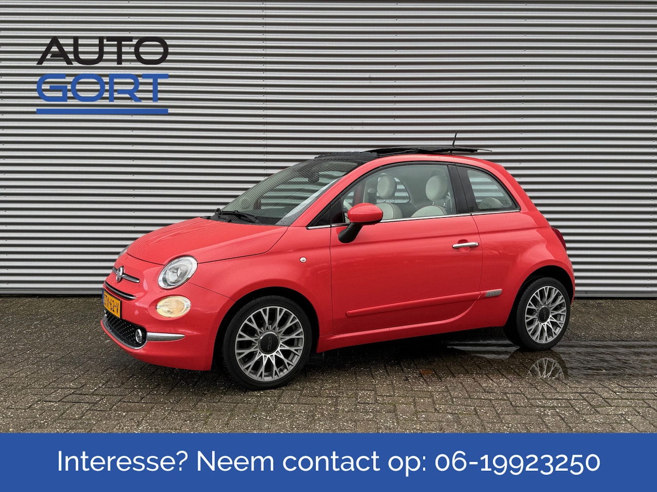 Fiat 500 - 1.2 Lounge | 4 cilinder | Clima | Schuifdak | 1e eigenaar | Parkeersens. | Zeer mooi!! - AutoWereld.nl