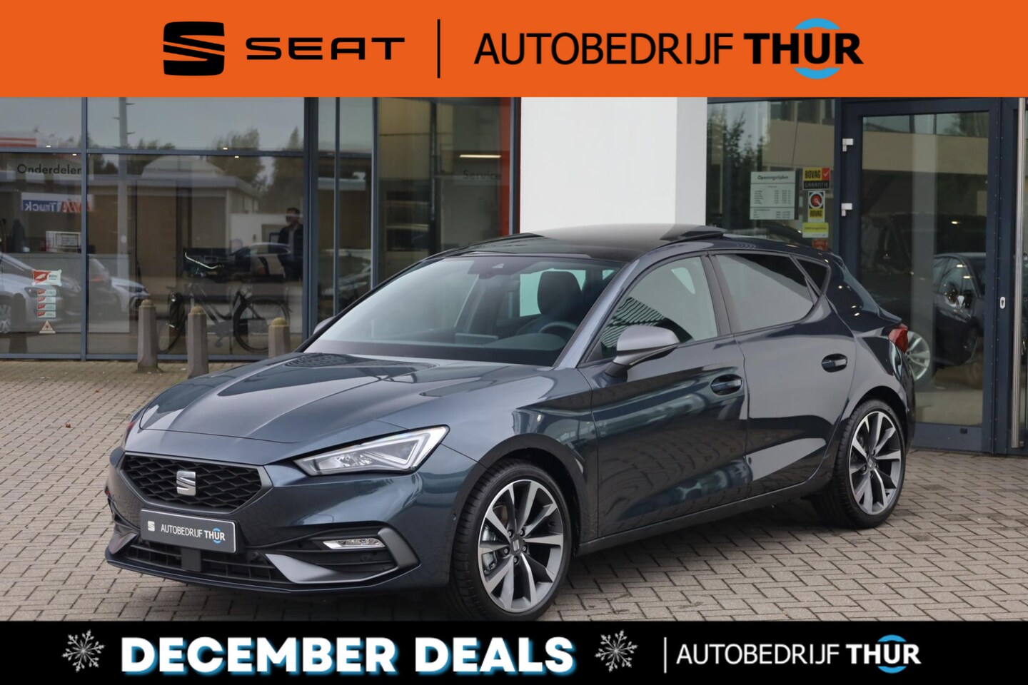 Seat Leon - 1.0 TSI FR Business Intense 1.0 TSI FR Business Intense 110PK / 81kW, Glazen elekt. panoramadak, airco, achteruitrijca - AutoWereld.nl